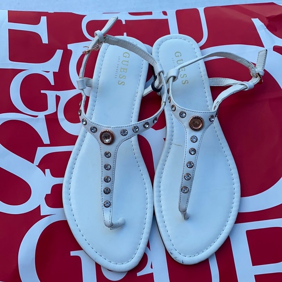 New GUESS Loveset Women's Sandals SZ 10 - Picture 1 of 5